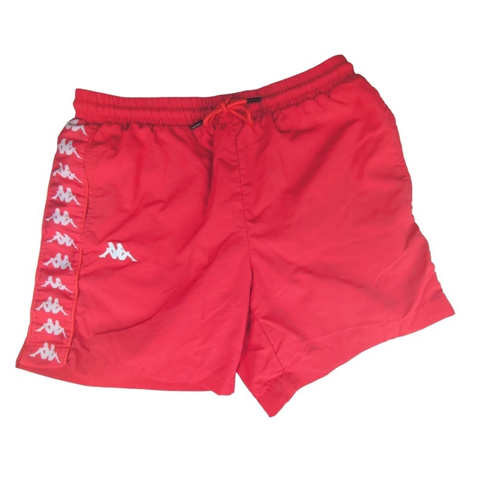 Kappa Men's Red Swimming Trunks Size Medium Soccer Futbol Athletic